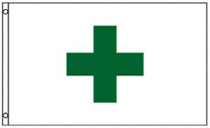 home comforts green cross medical marijuana dispensary flag 3 x 5 foot business banner sign