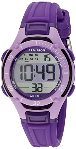 Armitron Sport Women's 45/7062PUR Digital Chronograph Purple Watch