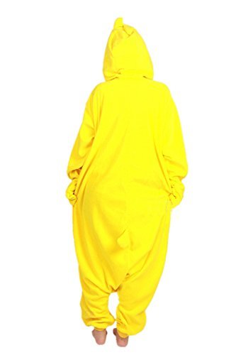 WOTOGOLD Animal Cosplay Costume Duck Unisex Adult Pajamas Yellow, Large