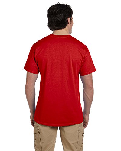 Fruit of the Loom 5 oz, 100% Heavy Cotton HD T-Shirt, XL, True RED