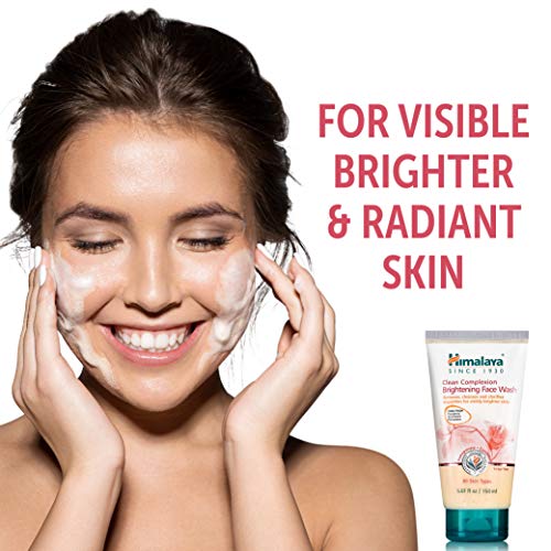 Himalaya Clean Complexion Brightening Face Wash for Clear & Glowing Skin and More Even Skin Tone 5.07 oz