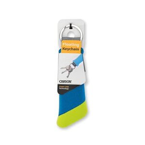 Carson Floating Keychain with Lightweight Foam Core Technology, Green/Blue (FA-30 03)