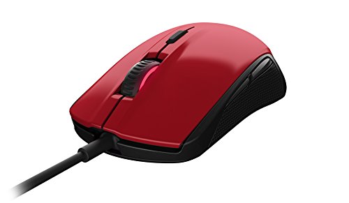 SteelSeries Rival 100, Optical Gaming Mouse - Forged Red