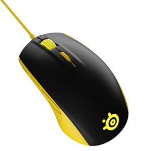 steelseries rival 100, optical gaming mouse - proton yellow