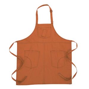 Chef Works Unisex Rockford Bib Apron, Nutmeg, One Size