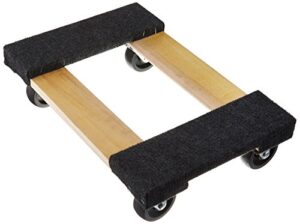 50-5401 truepower 18" x 12" mover's dolly, 1000lbs furniture appliance, 4 x 3" rubber swiveable casters