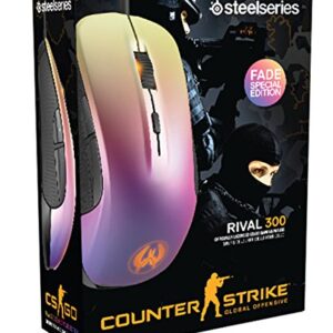 SteelSeries Rival 300 Gaming Mouse, Counter-Strike: Global Offensive Fade Edition