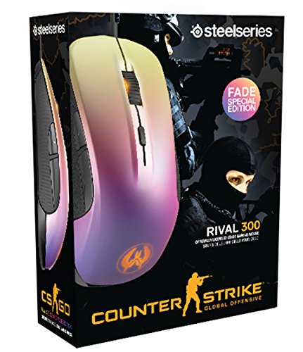 SteelSeries Rival 300 Gaming Mouse, Counter-Strike: Global Offensive Fade Edition