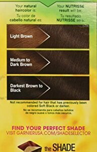 Garnier Nutrisse Nourishing Hair Color Creme, 30 Darkest Brown (Sweet Cola), 3 Count (Packaging May Vary)