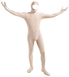 vsvo face open zentai spandex bodysuit (large, flesh)