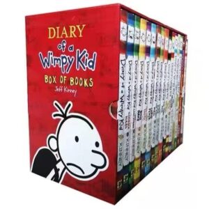 A Library of Diary of A Wimpy Kid 1-16 Books Set Collection Box Set