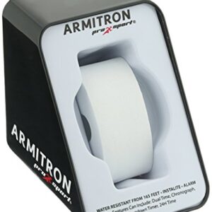 Armitron Sport Women's 45/7012TEL Digital Chronograph Teal Resin Strap Watch, 27mm, Teal/Silver