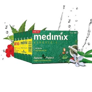 medimix ayurvedic classic 18 herbs soap, 75g (5+1 offer pack)