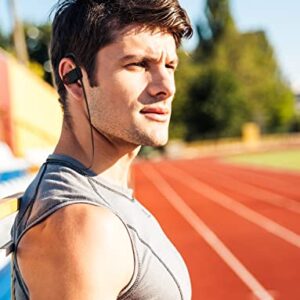 Bluetooth Headphones, Wireless Earbuds IPX7 Waterproof Sports Earphones 16H Playtime with Mic HD Stereo Sound Sweatproof in-Ear Earbuds Sound Isolation Headsets Gym Running Workout