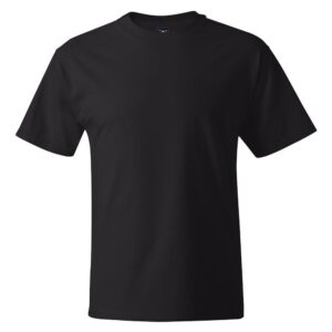 Hanes mens 6.1 oz. Beefy-T(5180)-BLACK-3XL-4PK