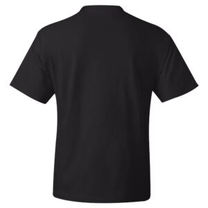 Hanes mens 6.1 oz. Beefy-T(5180)-BLACK-3XL-4PK