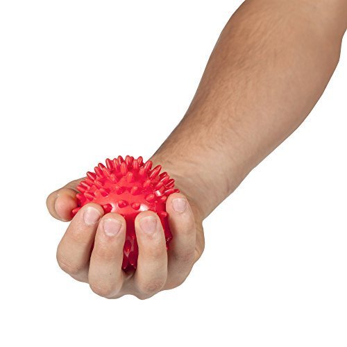 Massage Ball - Spiky for Deep Tissue Back Massage, Foot Massager, Plantar Fasciitis & All Over Body Deep Tissue Muscle Therapy - Your Compact Muscle Roller