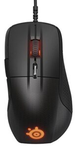 steelseries rival 700 gaming mouse - 16,000 cpi optical sensor - oled display - tactile alerts - rgb lighting