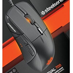 SteelSeries Rival 700 Gaming Mouse - 16,000 CPI Optical Sensor - OLED Display - Tactile Alerts - RGB Lighting