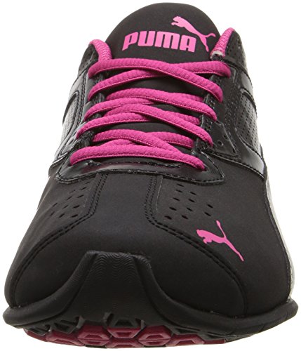 PUMA Women's Tazon 6 WN's fm Cross-Trainer Shoe, Black Silver/Beetroot Purple, 8 M US