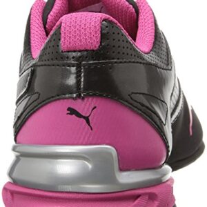 PUMA Women's Tazon 6 WN's fm Cross-Trainer Shoe, Black Silver/Beetroot Purple, 8 M US