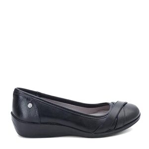 LifeStride Women's I-Loyal Flat, Black Tumble, 9 W US