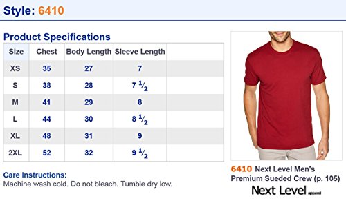 Next Level Men's Premium Baby Rib Collar T-Shirt, Midnight Navy, Medium