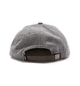 Obey Men's Afton Wool 6 Panel Cap, Heather Grey, One Size