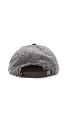 Obey Men's Afton Wool 6 Panel Cap, Heather Grey, One Size