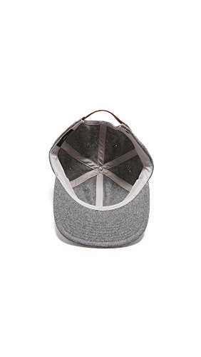 Obey Men's Afton Wool 6 Panel Cap, Heather Grey, One Size