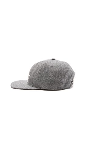 Obey Men's Afton Wool 6 Panel Cap, Heather Grey, One Size