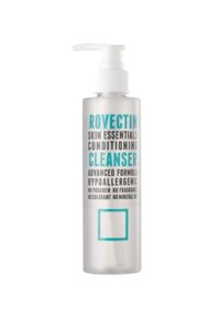 rovectin] conditioning cleanser - ph balanced hypoallergenic face wash for sensitive skin (5.9 fl. oz)