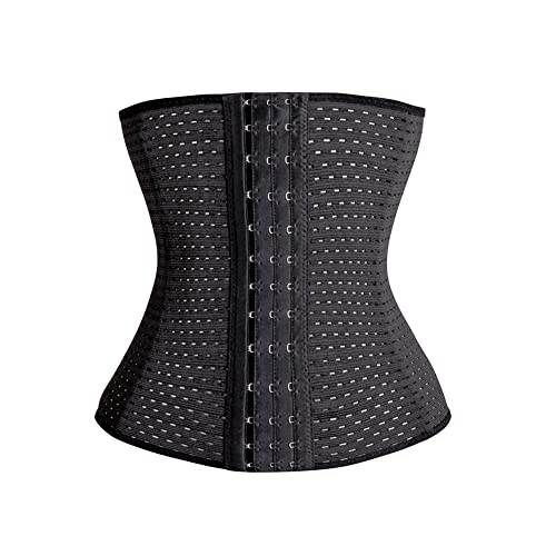 KSKshape Waist Tummy Trainer Body Shaper Corset Girdle Cincher Black