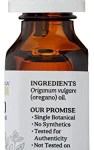 Aura Cacia 100% Pure Oregano Essential Oil, GC/MS Tested for Purity, 15 ml, Origanum vulgare, 0.5 Fl Oz