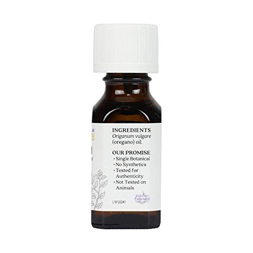 Aura Cacia 100% Pure Oregano Essential Oil, GC/MS Tested for Purity, 15 ml, Origanum vulgare, 0.5 Fl Oz