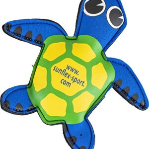 Sunflex Splash Puppies - Floating Neoprene Water Toy Set of Four That Includes 1 Starfish, 1 Turtle, 1 Fish, and 1 Seahorse - Waterproof and UV Resistant Pool Toy