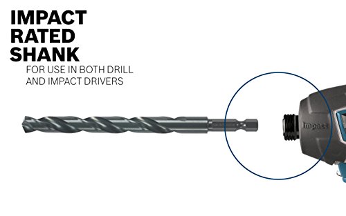 BOSCH BL2133IM 3/32 In. x 2-1/4 In. Impact Tough Black Oxide Drill Bit