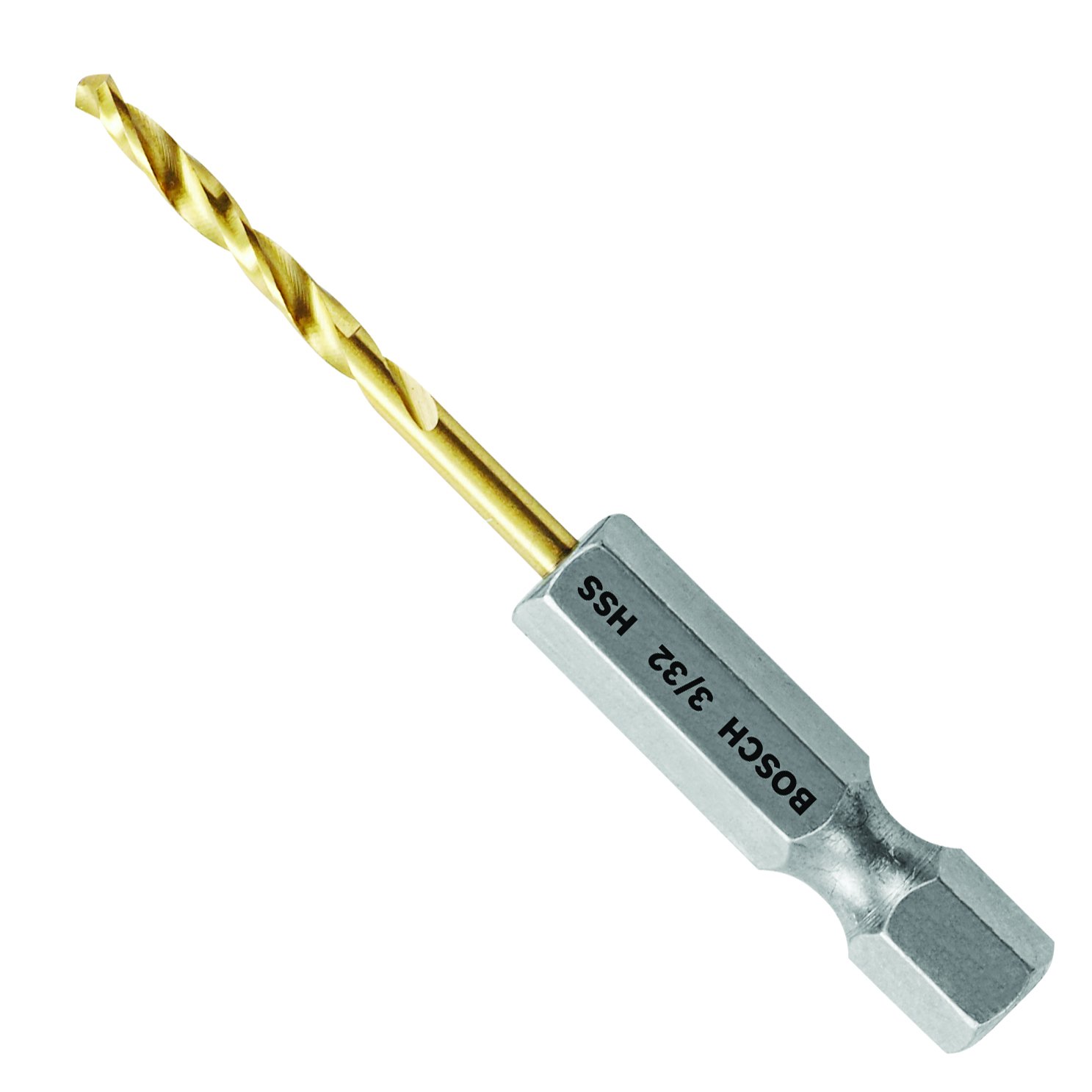 BOSCH TI2133IM 3/32 In. x 2-1/4 In. Impact Tough Titanium Drill Bit