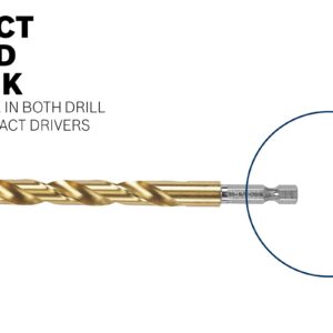 BOSCH TI2133IM 3/32 In. x 2-1/4 In. Impact Tough Titanium Drill Bit