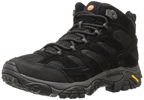 Merrell Men's Moab 2 Vent Mid Hiking Boot, Black Night, 11.5 M US