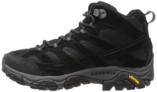 Merrell Men's Moab 2 Vent Mid Hiking Boot, Black Night, 11.5 M US