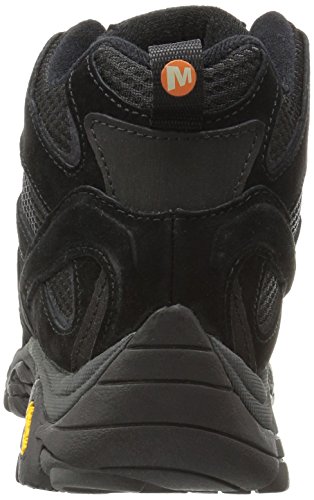 Merrell Men's Moab 2 Vent Mid Hiking Boot, Black Night, 11.5 M US