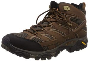 merrell men's moab 2 mid gtx hiking boot, earth, 11 m us