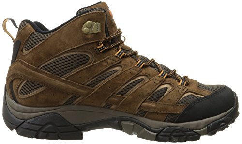 Merrell Men's Moab 2 Mid Waterproof Hiking Boot, Earth, 11 2E US