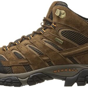 Merrell Men's Moab 2 Mid Waterproof Hiking Boot, Earth, 11 2E US