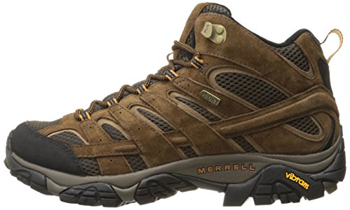 Merrell Men's Moab 2 Mid Waterproof Hiking Boot, Earth, 11 2E US