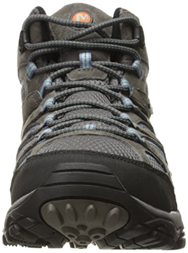 Merrell Women's Moab 2 Mid Waterproof Hiking Boot, Granite, 8 M US