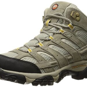 Merrell Women's Moab 2 Vent Mid Hiking Boot, Taupe, 8 W US