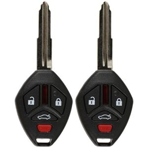 discount keyless entry remote control replacement uncut car key fob for oucg8d-620m-a (2 pack)