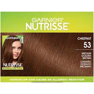 Garnier Nutrisse Haircolor, 53 Medium Golden Brown 1 ea (Pack of 2)